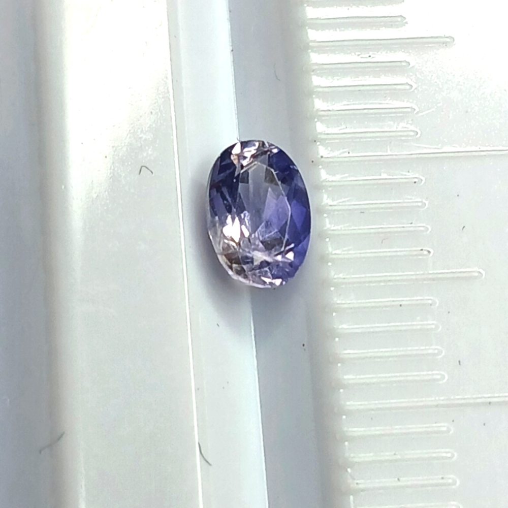 Elegant Oval Purple Tanzinite Gemstone 6x4mm